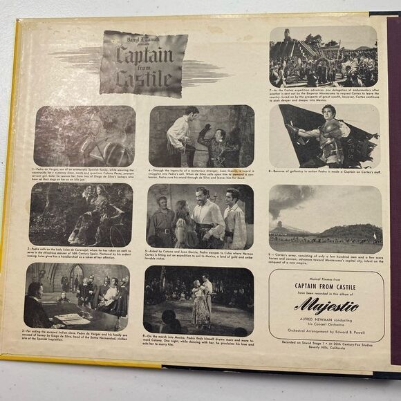 Alfred Newman Captain from Castile - MZ-6 Soundtrack Album 78rpm Mercury Records - Picture 5 of 11